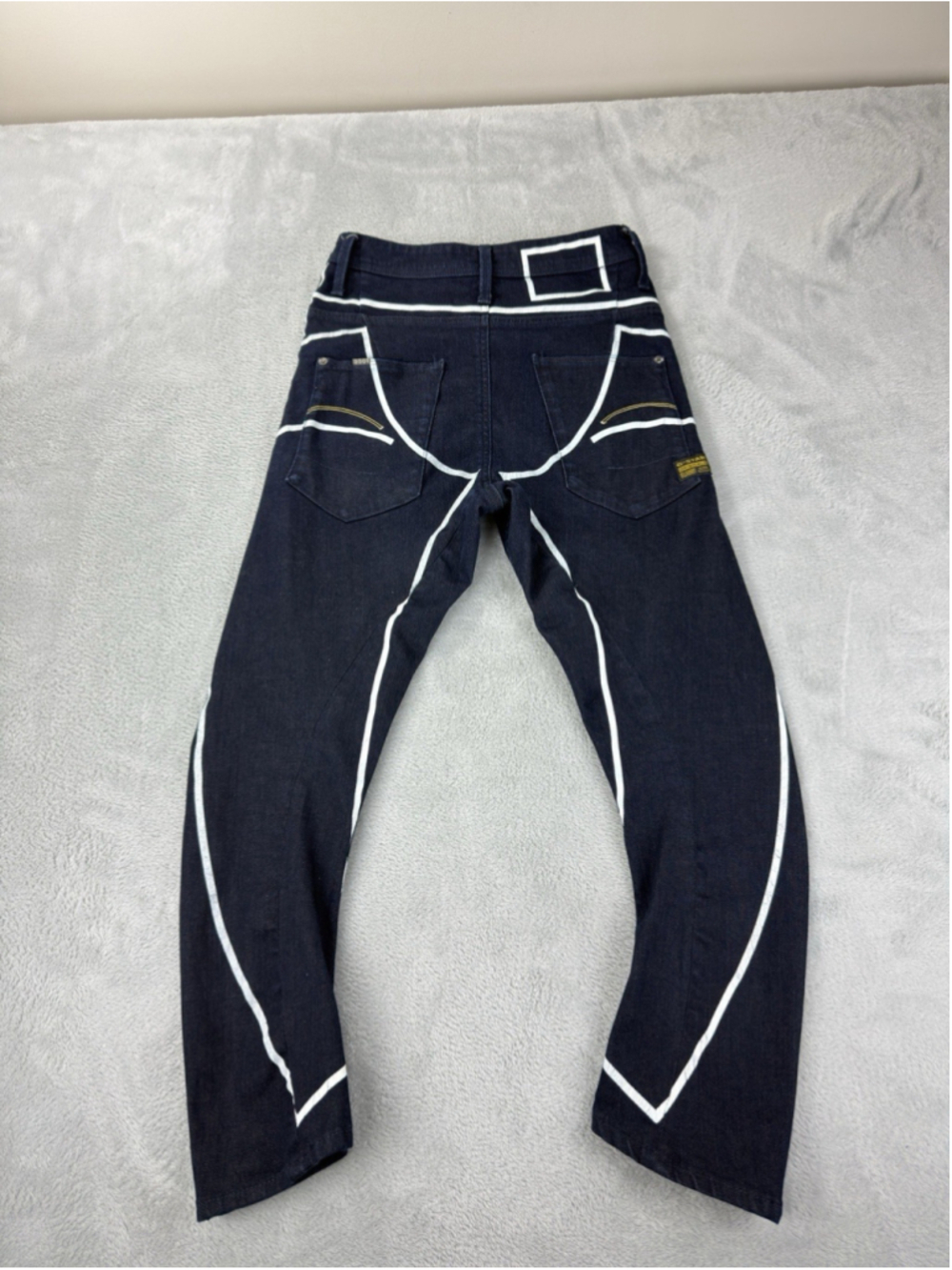 G-Star 3301 Pre Charlie Tromp Loose Tapered Jeans Women's Sz 27 W X 23 L Rare - Picture 3 of 16